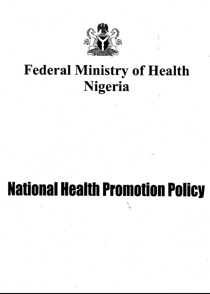 National Health Promotion Policy 