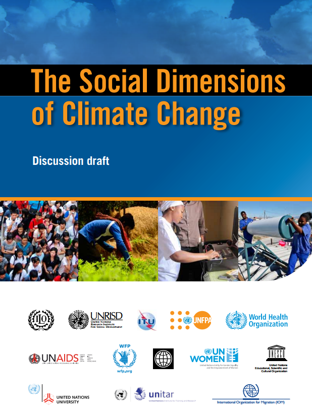 The social dimensions of climate change
