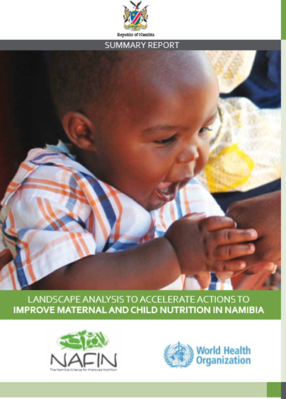Landscape Analysis to Accelerate Actions to Improve Maternal and Child Nutrition In Namibia 