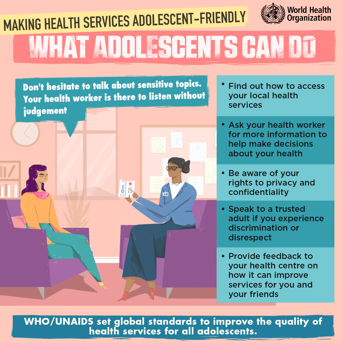 Making health services adolescent-friendly: What adolescents can do