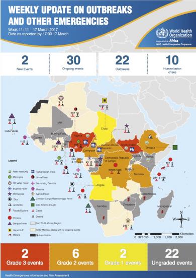 WHO AFRO Outbreaks and Emergencies Weekly Bulletin, Week 11: 11 - 17 March 2017