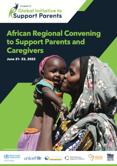 Encontro da Região Africana com vista a apoiar pais e cuidadores - 21 a 23 de Junho de 2022