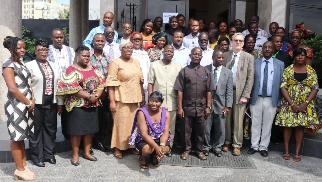  Group photo of stakeholders at the IPC validation workshop in Monrovia