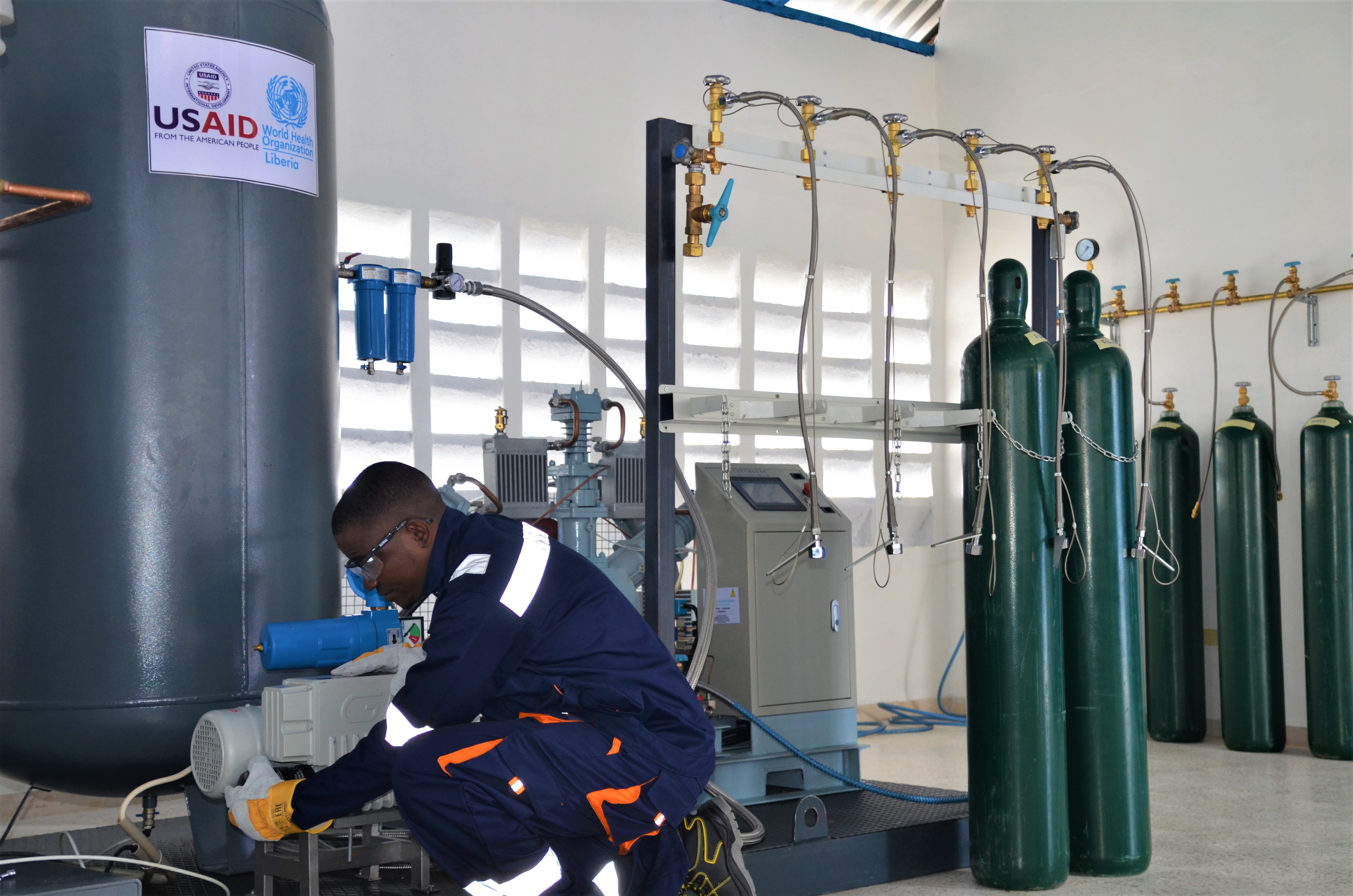 The Bomi oxygen plant will serve over 300 inhabitants of Bomi,Gbarpulou and CapeMount