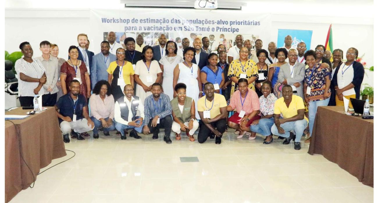 A OMS apoia o governo de São Tomé e Príncipe nos seus esforços para melhorar a gestão dos dados de vacinação