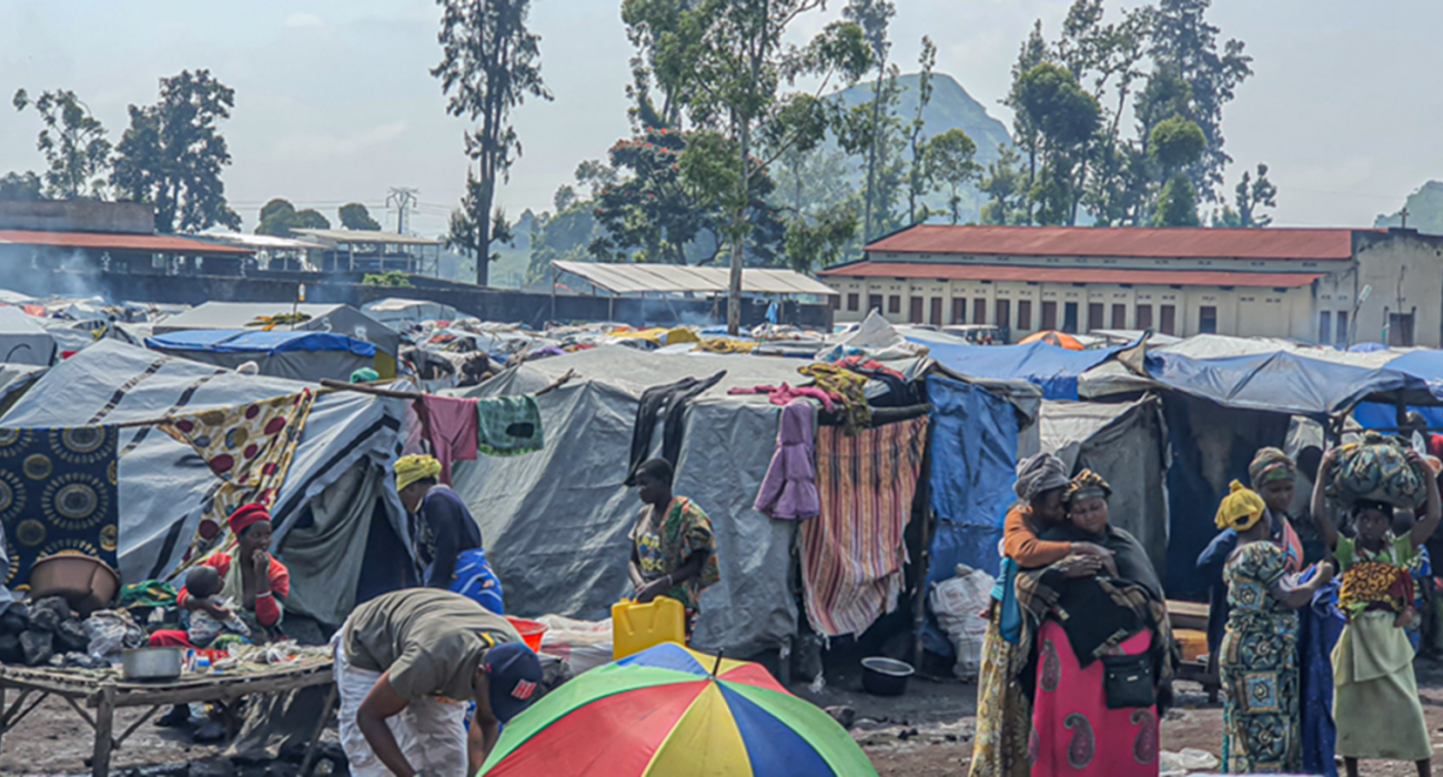 Internal displaced population in Kanyaruchinya camp, North Kivu, Eastern DRC - 