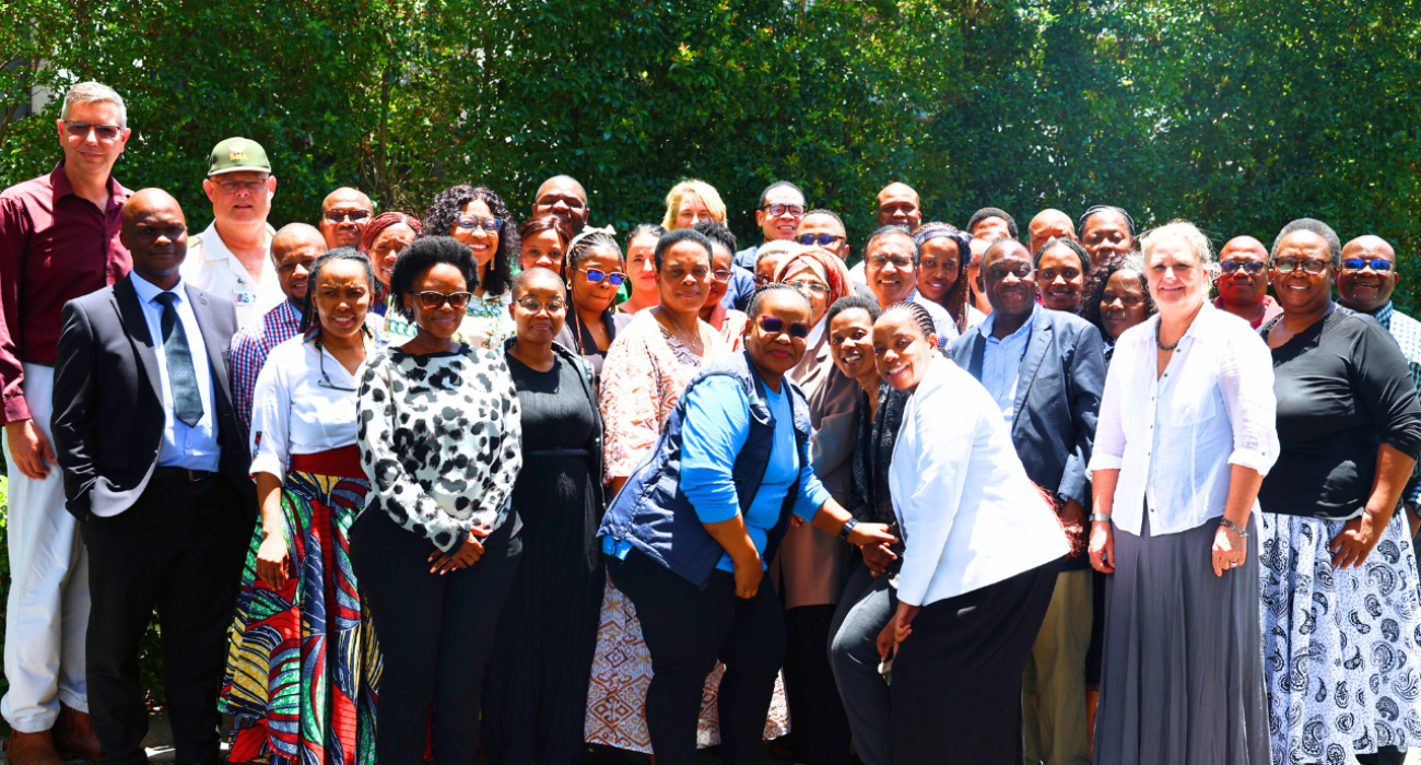 A group photo of participants at the National International Health Regulations (IHR) Committee to review progress toward IHR (2005) implementation, The Capital Menlyn Maine 20-22 November 2023