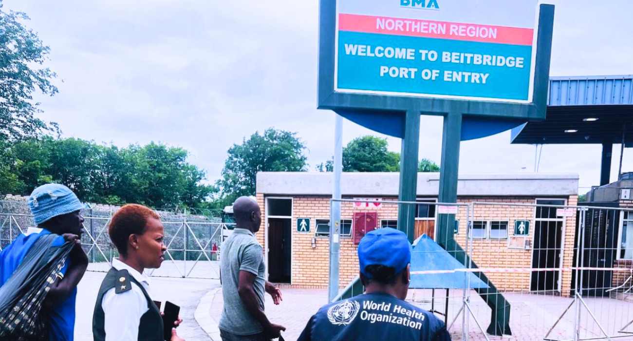 WHO South Africa EPR team's swift Response to imported cholera cases at the Musina/Beitbridge port of entry working collaboratively with the BMA