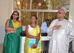 Dr Moeti Matshidiso visiting the Kigali Memorial Center