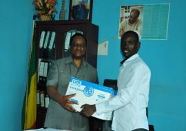 WHO handed over the Emergency Health Kit enough to benefit over 40,000 refugee and host community with different communicable diseases for three months.