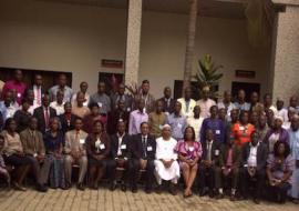 The WR, Dr. Rui Vaz (middle) in group photograph with participants.
