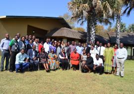 Participants at the meeting in Livingstone