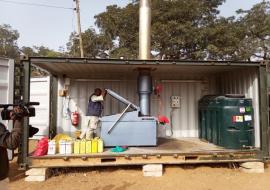 Incinerator donated by WHO to Bauchi State MoH installed at Bayara General Hospital