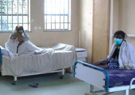 TB patients in a hospital