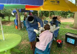 Community vaccinantion against Ebola Virus Disease in Kirombe Village, Kasese District