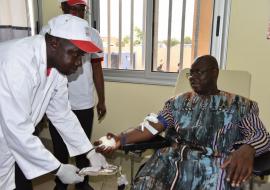 Dr Soumaîla Ouedraogo, ancien Ministre de la santé réaffirme son engagement en faveur du Don de sang