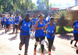 'Walk the Talk'- UN Marathon 