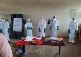 In South Sudan, WHO trained health workers on COVID-19 patient management 