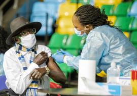 COVID-19  vaccination launching in Rwanda_ 03_03_2021