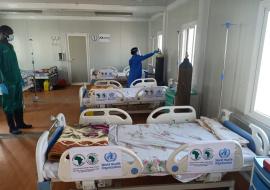 ICU beds delivered to the IDU