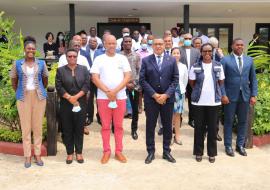 Presidente da Republica de Sao Tome e Principe presidiu a cerimonia de validacao do plano nacional de eliminacao do paludismo
