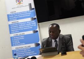 Dr Kalumbi Shangula, Minister of Health and Social Services 
