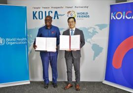 WHO and KOICA collaborate to support the fight against antimicrobial resistance in Ghana
