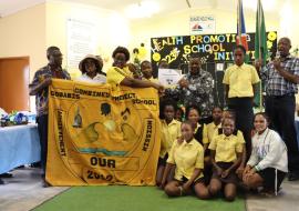 The Gobabis Combined Project School focuses on the most vulnerable children in Omaheke region.  They were graded Platinum for their Health Promoting School Initiative