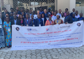 Group photo of the 5th review meeting of the TB-LAB regional project 