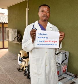 Health workers are #NotATarget