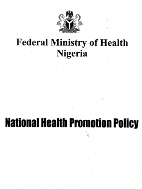 National Health Promotion Policy 