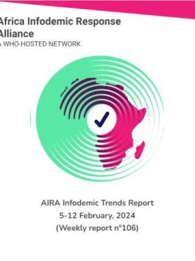 AIRA Infodemic Trends Report 5-12 February (Weekly Brief #106 of 2024)