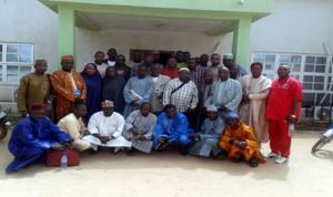 Officials from Republic of Niger and Nigeria at the cross-border planning meeting in Sokoto State, February 2014