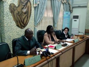 01 Dr Akpa R. GBARY OMS Benin, Dr Marie Rose A. NAGO DC MS et Mme Severine DONNET-DESCARTES PTF Genre