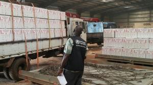 WHO receives 500 000 doses of Oral Cholera Vaccine for a planned campaign in South Sudan. WHO South Sudan/L. Luwaga. 