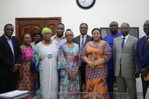 Courtesy call on Her Excellency the First Lady, Rebecca Akufo-Addo