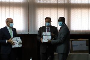 OMS- faz entrega oficial de máscaras cirúrgicas ao MISAU doadas pelo Governo Alemão