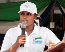 Ms Kargbo Minister of Health and Sanitation