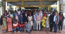  Group photo with Hon Tolbert Nyenswah Director General NPHIL (Front row 6th from L)
