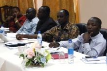 Stakeholders of the HRH Working Group at the workshop.