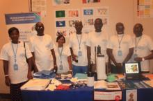  WCO staff at the exhibition site