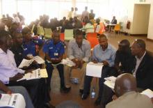 group discussions by road safety stakeholder