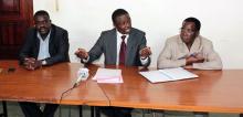  De la gauche vers la droite, Prof Gbadoe Universite de Lome, Dr Agoudavi Ministere de la sante et Dr Agbekou OMS-Togo.jpg