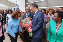 Warm welcome extended to WHO DG elect by WHO Ethiopia Staff