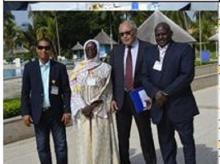 Le Représentant de l’OMS avec la délégation tchadienne