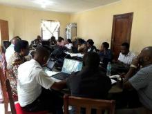 Field Team holding a feedback meeting with CHMT at Singida DC