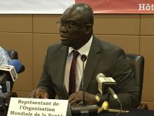 Le Représentant de l’OMS au Niger lors de son intervention