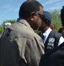 Arrival of the Head of State at the Havana Informal Settlement