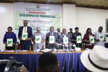Launch of the of work plan developed by the Federal Ministry of Health in Abuja.JPG