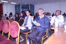 A section of the participants asking questions